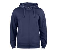 Basic Active Hoody Full Zip - Dark Navy / 4XL