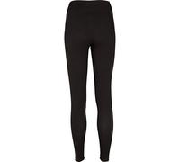 Basic Apparel Breiter Bund / Ripp Leggings - Ludmilla Tights - aus Bio-Baumwolle Schwarz ( Black) S