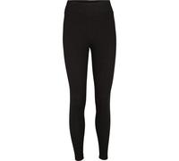 Basic Apparel Breiter Bund / Ripp Leggings - Ludmilla Tights - aus Bio-Baumwolle Schwarz ( Black) XS