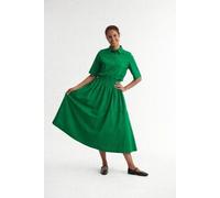 Basic Apparel Langer Rock SILJE aus Bio-Baumwolle grün-abundant-green XS