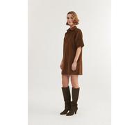 Basic Apparel Polo Cord-Kleid ISA aus Bio-Baumwolle GOTS braun (desert palm) M