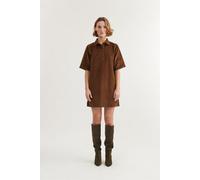 Basic Apparel Polo Cord-Kleid ISA aus Bio-Baumwolle GOTS braun (desert palm) S