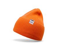Basic Beanie Wooly Knit - Orange