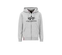 Alpha Industries Basic Zip Hoody grau M