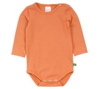 Basic Body langarm in kräftigem aprico-orange 68