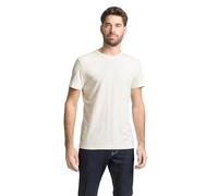 TOM TAILOR Herren Basic Fitted T-Shirt, braun, Uni, Gr. L