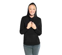 Basic Hoodie 80-20 Damen, Schwarz, L