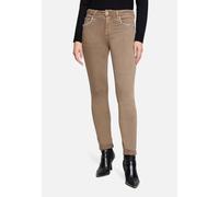 Slim-fit-Jeans BETTY BARCLAY "Damen mit Waschung", Damen, Gr. 38, Normalgrößen, braun, Denim/Jeans, Obermaterial: 56% Baumwolle, 30% Viskose, 12% Polyester, 2% Elasthan, Basic, slim fit, Jeans Slim-fi