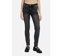 Basic-Jeans mit Waschung Dark Grey Denim 42