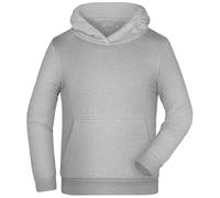 Basic Kinder Hoody | grey-heather 158/164