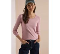 CECIL - Basic Langarm Shirt mit Rundhals velvet rose - Gr. - M