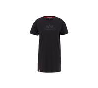 Alpha Industries Basic Long Glitter T-Shirt Größe XS - Schwarz