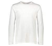 Langarmshirt LINDBERGH "T-Shirt (Langarm) Relaxed Fit", Herren, Gr. L, weiß, Obermaterial: 100% Baumwolle, unifarben, lässig geschnitten, Rundhals, Shirts Langarmshirt (75967147-L) weiß