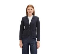 Tom Tailor Damen Blazer 1038703 Ottoman-Struktur Slim-Fit mit Taschen Sky Captain Blue 3XL