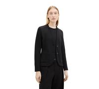 TOM TAILOR - Blazer mit Ottoman Struktur deep black XXXL