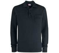 Basic Polo Pocket L/S - Black / XS