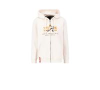 Alpha Industries Basic ZH PP Camo Hoodie für Herren Jet Stream White