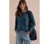 Basic Pullover mit Rundhals in Unifarbe