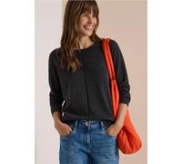 Basic Pullover mit Rundhals in Unifarbe