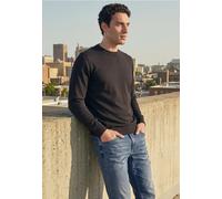 Basic Pullover mit Rundhals in Unifarbe