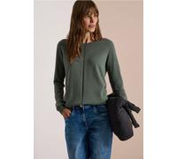 Basic Pullover mit Rundhals in Unifarbe