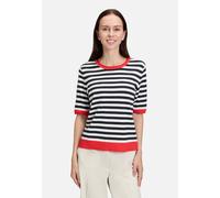 Basic-Pullover Patch Dark Blue/Red Damen