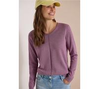 Basic Pullover mit V-Neck in Unifarbe