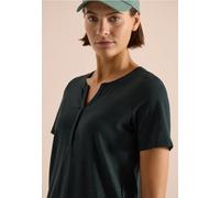 Tunikashirt CECIL, Damen, Gr. L (42), palm breeze grün, Web, 100% Baumwolle, unifarben, comfort fit normal, ohne Ausschnitt, Bündchen, Shirts, aus reiner Baumwolle (71485630-L) palm breeze grün