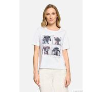 so cosy - T-Shirt mit Foto-Print weiß - Gr. - 44