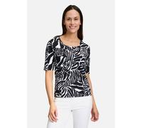 betty barclay - so cosy - - Basic Shirt schwarz/weiß - Gr. - 40