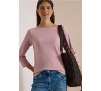 Basic Shirt mit U-Boot-Ausschnitt