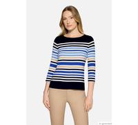 Betty Barclay Damen Ringelshirt 3/4-Arm Blau Größe 40