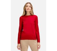 Betty Barclay Basic-Strickpullover mit Rundhalsausschnitt Damen Rot Gr. 42