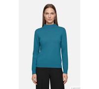 Basic-Strickpullover mit Stehkragen Colonial Blue 36