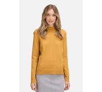 Betty Barclay Strickpullover Basic mit Stehkragen Damen Gold Größe 48