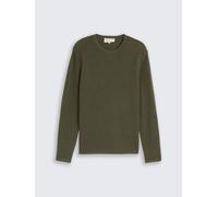 basic structred crew neck knit L