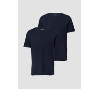 Basic-T-Shirt aus Baumwolle im 2er-Pack 3XL blau 2154995.5978.3XL