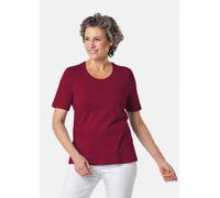 Basic T-Shirt aus reiner Baumwolle rot 38