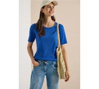 Basic T-Shirt in Rippstruktur
