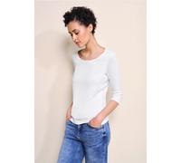 Street One - Shirt in Unifarbe - Farbe - white - Größe - 40