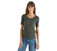 Basic T-Shirt mit Rundhals in Unifarbe