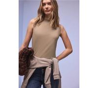 Street One Top - Basic Top Taupe - Damen Größe 40