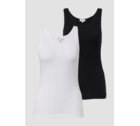 s.Oliver Basic Top aus Jersey im 2er-Pack