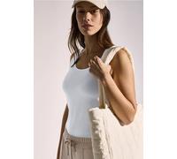 Cecil Damen Basic Top Weiß Größe XS