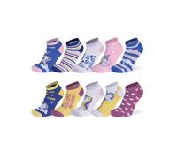 Basic Treasure 10 Paar Kindersocken für Jungen oder Mädchen, Kurz oder Lang, Bunte Socken, 70% Baumwolle OEKO-TEX Socken Kinder (DE/NL/SE/PL, Numerisch, 35, 38, Regular, Unicorn - Kurz)