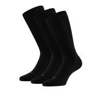 Basicsocken APOLLO, Herren, Gr. 39-42, schwarz, Elasthan, Polyamid, Wolle, unifarben, elastisch, Socken, Unisex mit Stickerei und weichen Merinowoll-Anteil (48802932-39) schwarz