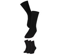 Basicsocken APOLLO "Uni Socks", Herren, Gr. 46-48, schwarz, Obermaterial: 60% Baumwolle, 38% Polyester, 2% Elasthan, unifarben, Socken, Funktionelle Thermosocken (95761722-46) schwarz