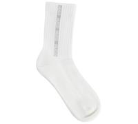 Basicsocken HUGO UNDERWEAR "3P QS RIB TAPE MD", Herren, Gr. 43-46, weiß (weiß 100), Materialmix, Socken, mit Rippdetails (77836951-43) weiß 100