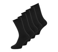 Basicsocken JACK & JONES "JACBASIC BAMBOO SOCK 5 PACK NOOS", Herren, schwarz, Baumwollmischung, unifarben, Socken (55129545-0) schwarz