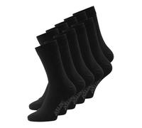 Basicsocken JACK & JONES "JACJENS SOCK 10 PACK NOOS", Herren, schwarz, Baumwollmischung, uni, Socken (85874504-0) schwarz